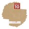Beige Suede 4x8 Inch Uncut Mat Board - Blank Sheets, No Opening